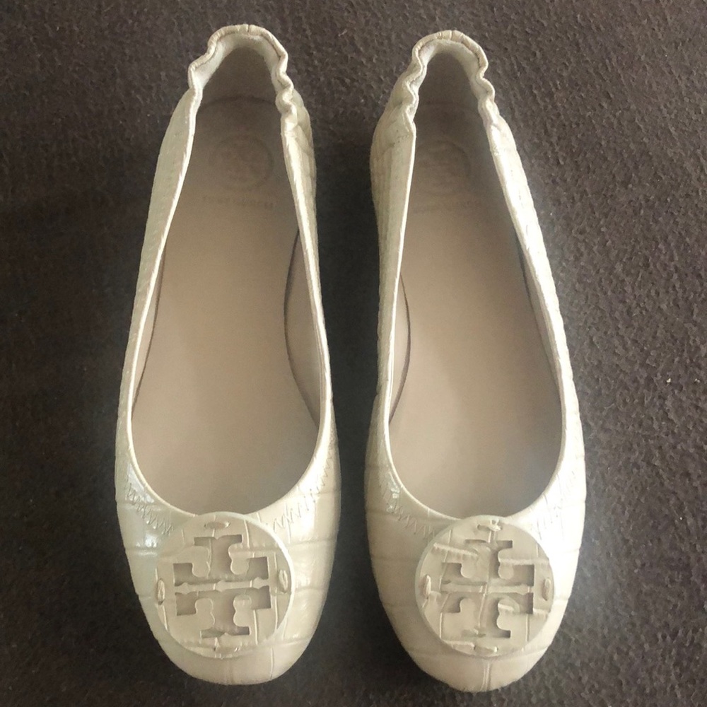 Tory Burch New in Box Minnie Travel Ballet Flat